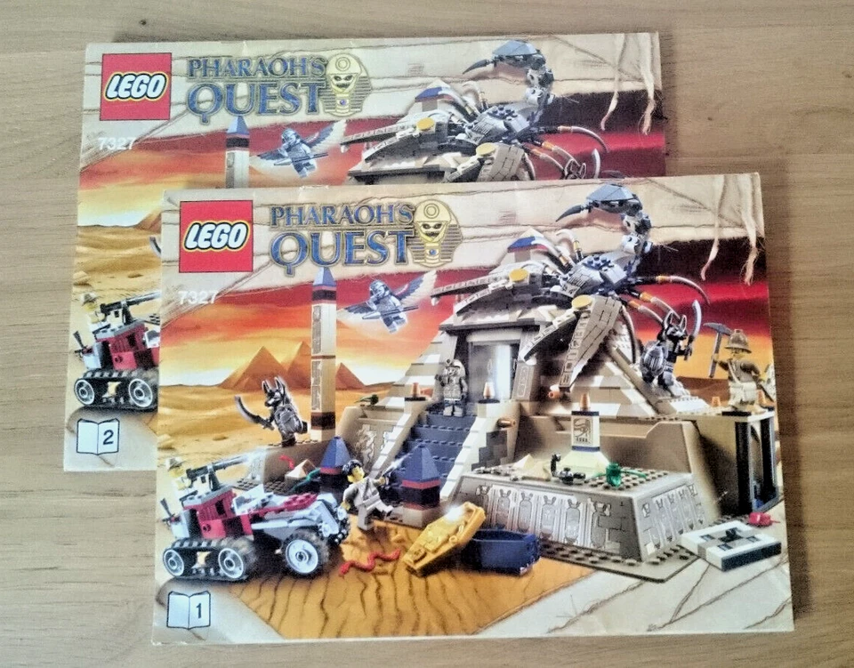 LEGO 7327 Pharaoh Quest  Pyramide des Pharao - nur die Bauanleitung - Bild 1 von 1