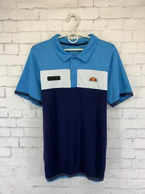 POLO UOMO ELLESSE SPORT T-SHIRT JERSEY TRIKOT ORIGINALE TAGLIA M - Immagine 1 di 4