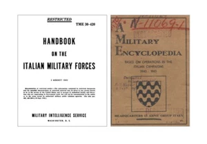 Bulk Digital Books Handbook of the Italian Military 1943 and Encyclopedia - Picture 1 of 1