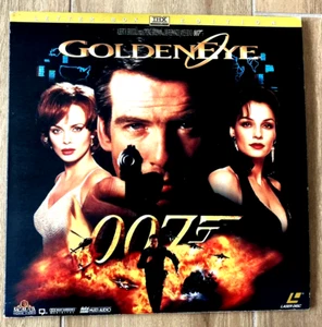 Golden EYE Laserdisc BOND Pierce Brosnan THX SOUND GATEFOLD Letter-Box 2DIS LOT - Picture 1 of 3
