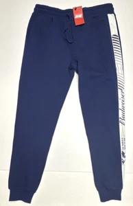 Budweiser Fleece Lined Jogger Sweat Pants Cotton Blend Blue Mens Size XL - Picture 1 of 6
