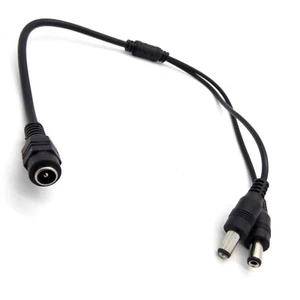 Cable de extensión de fuente de alimentación de CC divisor de 2 vías 12 V para cámara de CCTV/DVR/PSU cable - Imagen 1 de 12