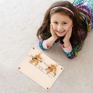 Bamboo Puppet Kit: Fun Wooden Puppets & Fighting Table - Cognitive Toy for Kids - Picture 1 of 6