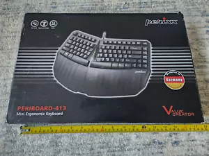 Ergonomic Keyboard by Perixx PERIBOARD-413B Wired Black - Picture 1 of 11