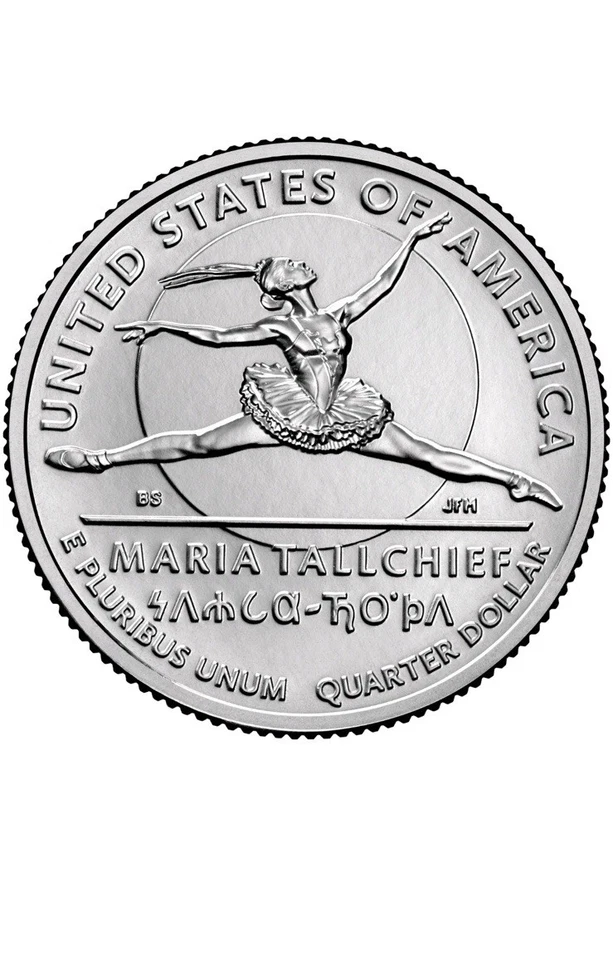 2023 D Maria Tallchief, American Women Series Uncirculated From US Mint roll. - Image 1 of 1