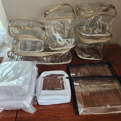 Лот из 11 чехлов для макияжа/ухода за кожей Artistry (Amway) — отличное состояние! - Изображение 1 из 4