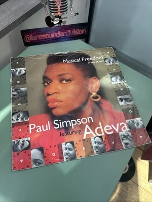 Paul Simpson Featuring Adeva - Musical Freedom (Free At Last) (Vinyl) - Image 1 of 4