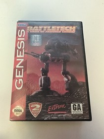 BattleTech: A Game of Armored Combat (Sega Genesis, 1994) Tested Working