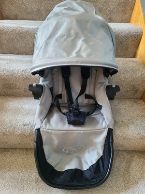 Complete Baby Jogger City Select seat SILVER / BLACK FRAME. GUC! - Image 1 of 4
