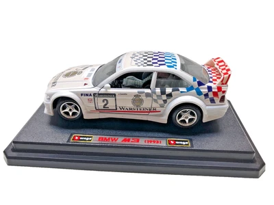 BMW M3 1993 ESCALA 1/24 PUERTAS FUNDIDAS A PRESIÓN Y CAPÓ DEL MOTOR ABIERTO NUEVO EN CAJA BURAGO Foto 1 de 4