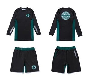 Shoyoroll Alpine Competitor 22.5 Rash Guard LS & Fitted Shorts BJJ Jiu Jitsu - Picture 1 of 9