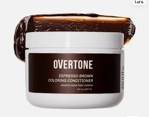 Acondicionador de depósito de color para el cuidado del cabello - Acondicionador colorante marrón espresso de 8 oz - Imagen 1 de 3
