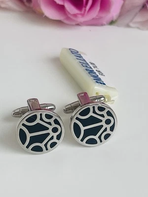 Gemelli Morellato In Acciaio Argento&Nero - Immagine 1 di 4