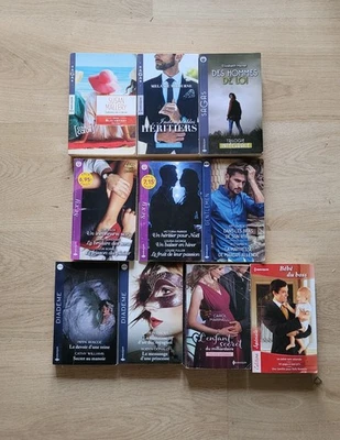 Lot de 10 livres Harlequin (25 romans) séries Sexy, Diademe, Sagas, Gentlemen  - Photo 1/4