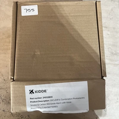 KIDDE 30CUDR-V COMBO SMOKE CO ALARM AA BATTERY POWERED WITH VOICE ALERTS 755 - Image 1 of 4