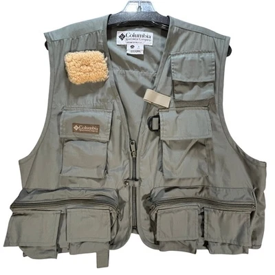 Columbia Fly Fishing Vest Mens L/XL PFG Utility Multi Pocket Outdoor Gear - Image 1 of 4