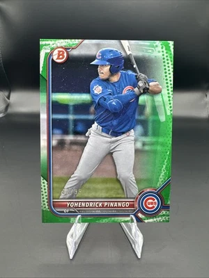 2022 Bowman Prospects Paper Baseball BP-95 Yohendrick Pinango /99 Green Parallel - Image 1 of 2