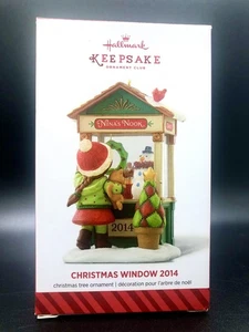 2014 Hallmark Keepsake Christmas Window Nina's Nook 12th Ornament Club w/Box - Picture 1 of 20