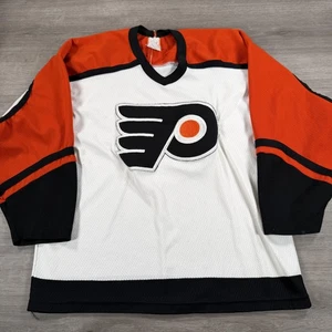 Vintage Philadelphia Flyers Trikot Herren Small weiß NHL Hockey Air Knit 90s - Bild 1 von 9