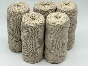 5x  Makramee  Garn 2-3mm Breit 1,000g  LAGERRÄUMUNG Makramee - Bild 1 von 2