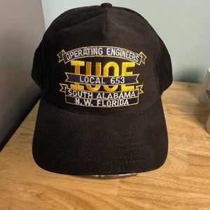 BETRIEBSINGENIEURE IUOE LOCAL 653 SOUTH ALABAMA/FLORIDA DRUCKKNOPFLASCHE MÜTZE - Bild 1 von 6