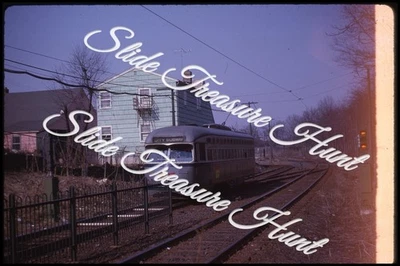 Trolley de metro City Newark Nueva Jersey 35 mm extensión años 60 ferrocarril de tracción Foto 1 de 3