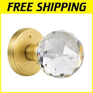 Kristallglas Türknauf Set - Sichtschutzschloss, gold - Bild 1 von 9