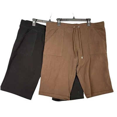 LOTE 2 Pantalones Cortos Danskin Now Mujer XXL Cordón Salón Todos los Días Esenciales Activos Foto 1 de 4