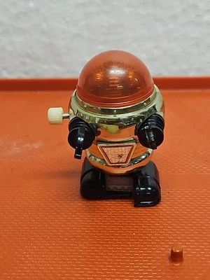 Vtg 1978 Tomy Lost In Space White Knob Wind Up Robot Red Top Miniature Toy USA - Image 1 of 4