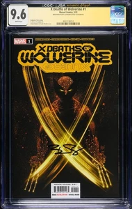 X Deaths of Wolverine #1 CGC x JSA 9.6 Marvel 2022 Signed Benjamin Percy - Picture 1 of 2