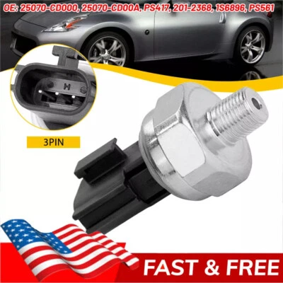 Interruptor emisor sensor de presión de aceite para Nissan 350Z 2003-2009 3,5 L 25070-CD000 Foto 1 de 4