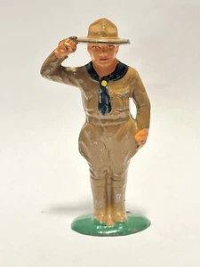 VINTAGE BARCLAY BOY SCOUT SALUTING FIGURE - Picture 1 of 6