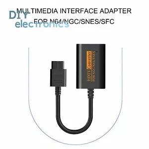 DURABLE 1080P HDMI HD Adapter For Nintendo 64/SNES/NGC Gamecube Console HOT US - Picture 1 of 8