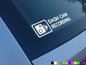 DASH CAM AUFNAHME AUTO AUFKLEBER DECALS FENSTER LUSTIG STOßSTANGE CCTV HD KAMERA CAM - Bild 1 von 4