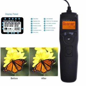Timer Intervalometer Remote Shutter For Nikon Canon Sony Olympus Camera AU - Picture 1 of 19