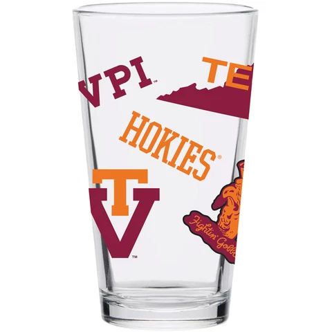 Virginia Tech Hokies 16oz. Medley Vintage Pint Glass Cover