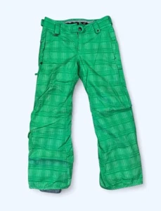686 Patron Insulated Ski Pants Womens Size Small Short Green InfiDry Waterproof - Picture 1 of 8