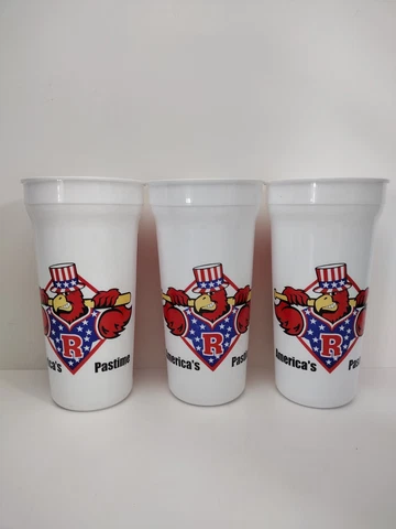 Rochester Red Wings Baseball Stadium Cups Set Of 3 Cover