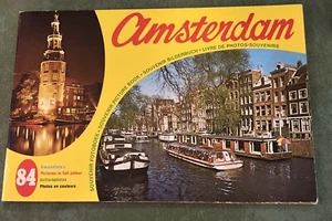 Vtg Travel Guide Amsterdam 84 Color Photos  - Picture 1 of 9