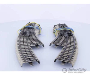 Marklin 5141/5142 HO M Track Pair of Curved Turnouts - Picture 1 of 1