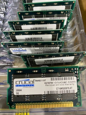 CT16M32E8T6.8T 64MB EDO non-Parity 60ns 3.3v 72-Pin Non-ECC SODIMM Memory RAM - Image 1 of 2