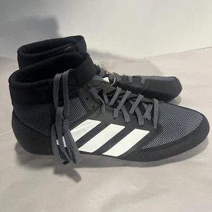 NEU IM KARTON HERREN ADIDAS FZ5391 MAT HOG 2.0 WRESTLING SCHWARZ/GRAU SCHUHE SNEAKER US 11 - Bild 1 von 8
