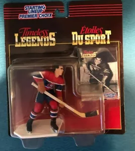 1995 STARTING LINEUP TIMELESS LEGENDS MAURICE RICHARD MTL FIGURE & CARD SIGILLATO - Foto 1 di 4