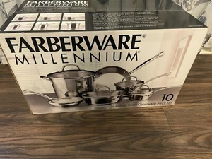 Farberware Millennium 10-pc. Stainless Steel Cookware Set - Picture 1 of 7