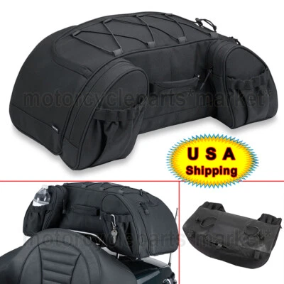 Momentum Hitchhiker Trunk Rack Bag Luggage For Harley Touring Electra Tour Glide - Image 1 of 4