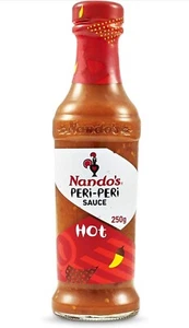🟢 Brandneu Exklusive Nandos Peri Peri Sauce Hot Spicy Sauce Flasche (9,2oz) - Bild 1 von 3