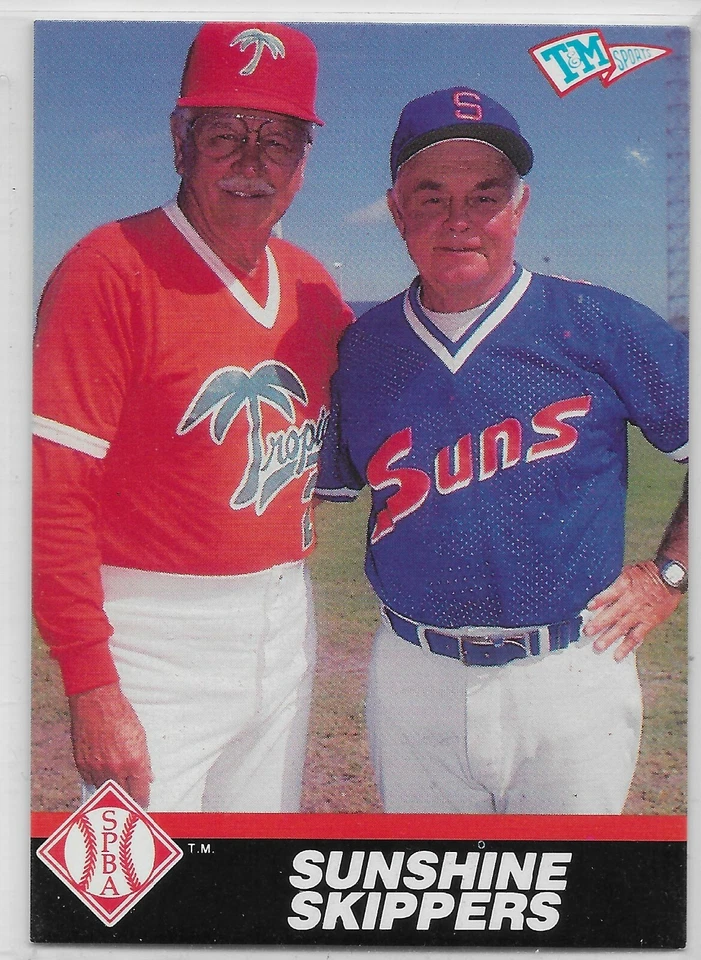 1989 T&M Sports Senior League #120 Dick Williams HOF Tropics Earl Weaver Suns - Image 1 of 1
