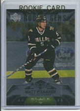 2007-08 Upper Deck Black Diamond Matt Niskanen Rookie Gems Card RC #208 Mint