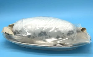 Johann Haviland "Traditions" Blue Garland - Covered Butter Dish NEW no box - Picture 1 of 7