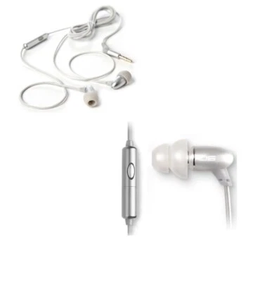 JLAB Audio J6M High-Fidelity Metal Earbuds with Mic Earphones Silver